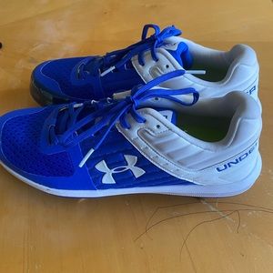 baseball cleats RHP Cleats Blue White Size 12